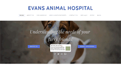 Desktop Screenshot of evansanimalhospital.net